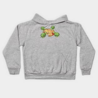 Hungry  Hungry Turtles Kids Hoodie